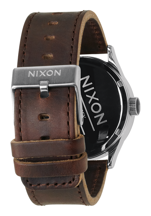 Sentry Leather - Silber / Braun