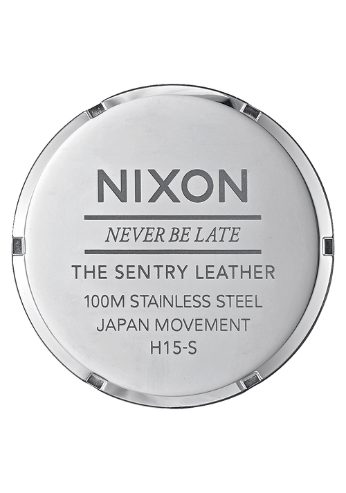 Sentry Leather - Silber / Braun