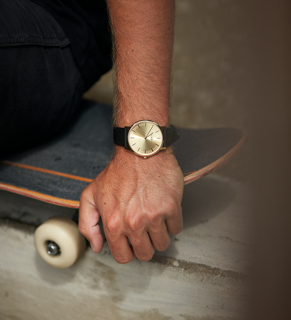 Porter Leather - Gold / Schwarz