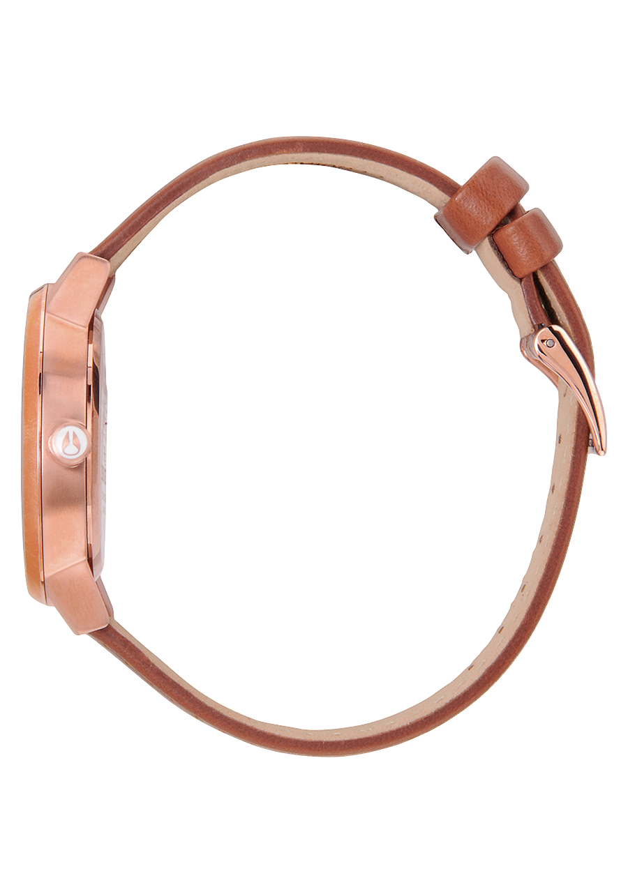 Kensington Leather - Rose Gold / White View 2