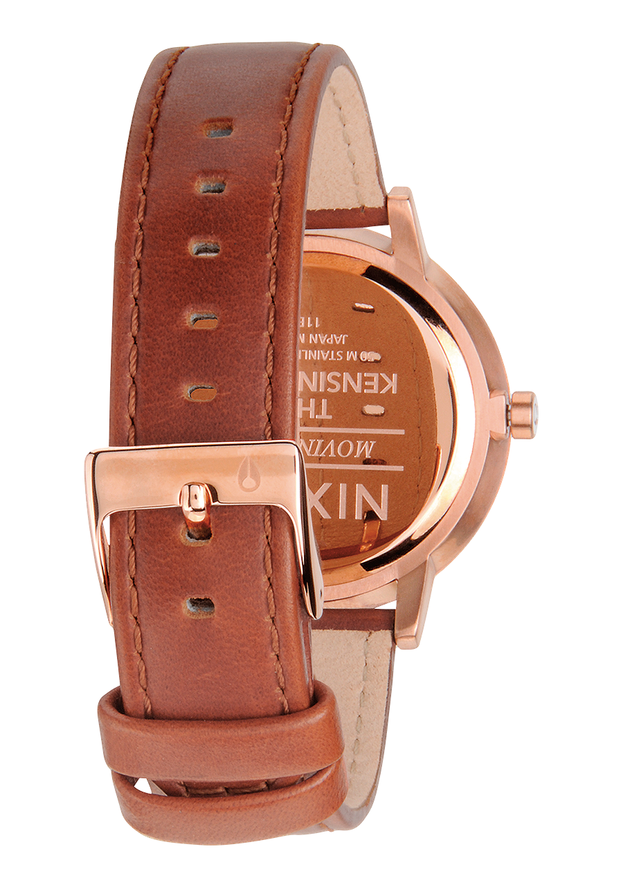 Kensington Leather - Rose Gold / White View 3