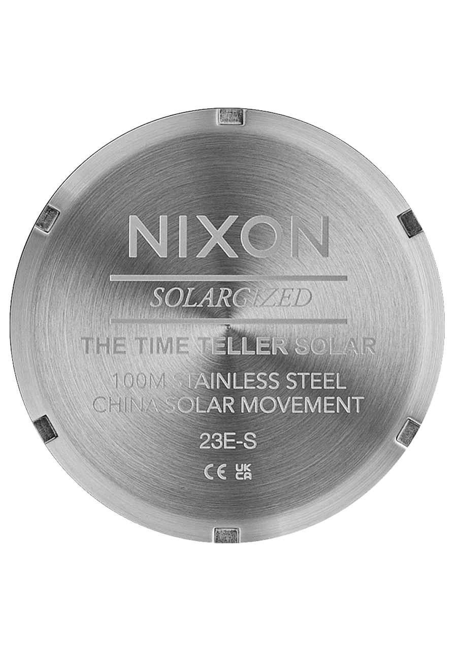 Time Teller Solar - Silver / Salmon View 5