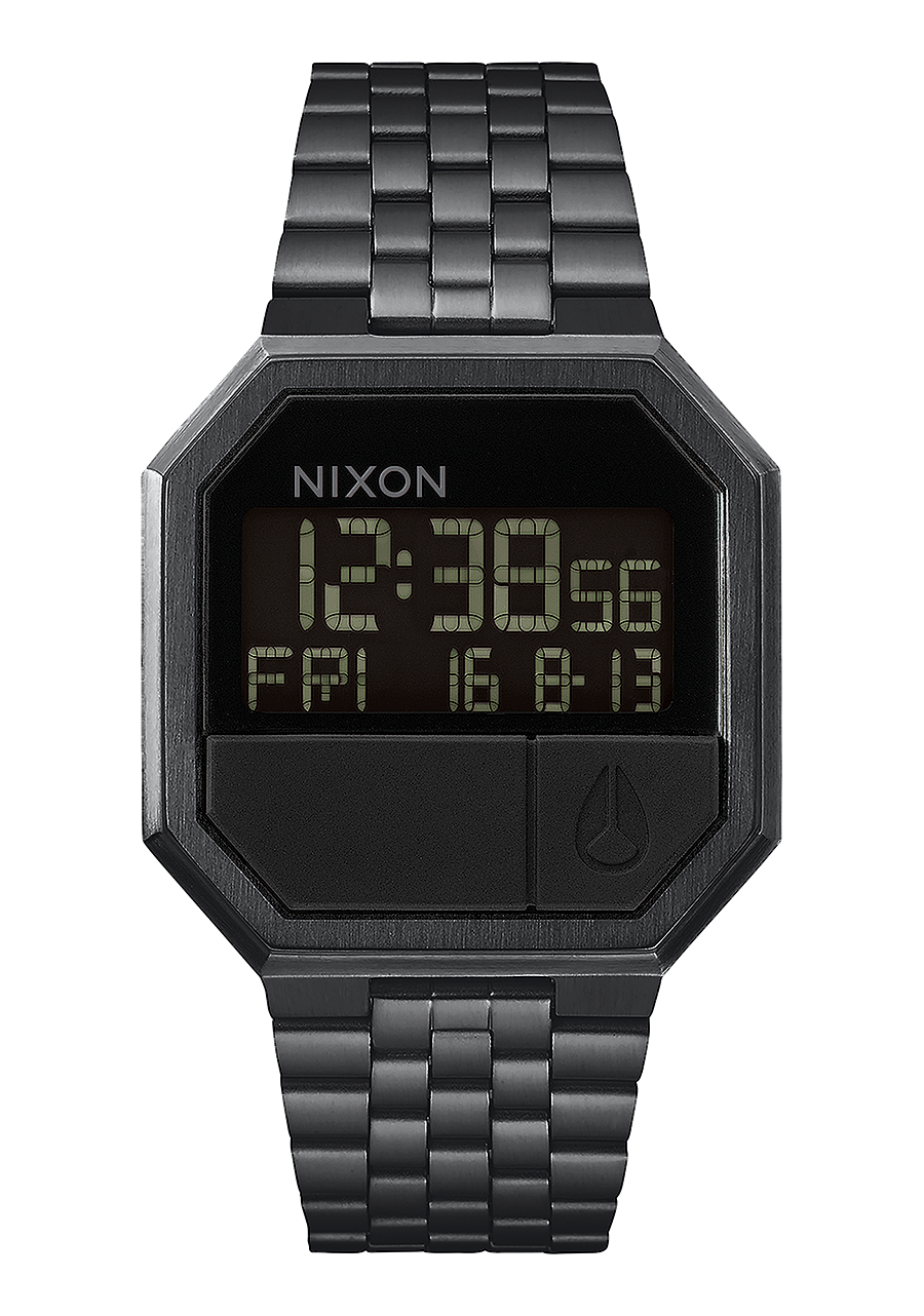 All black digital watch on sale