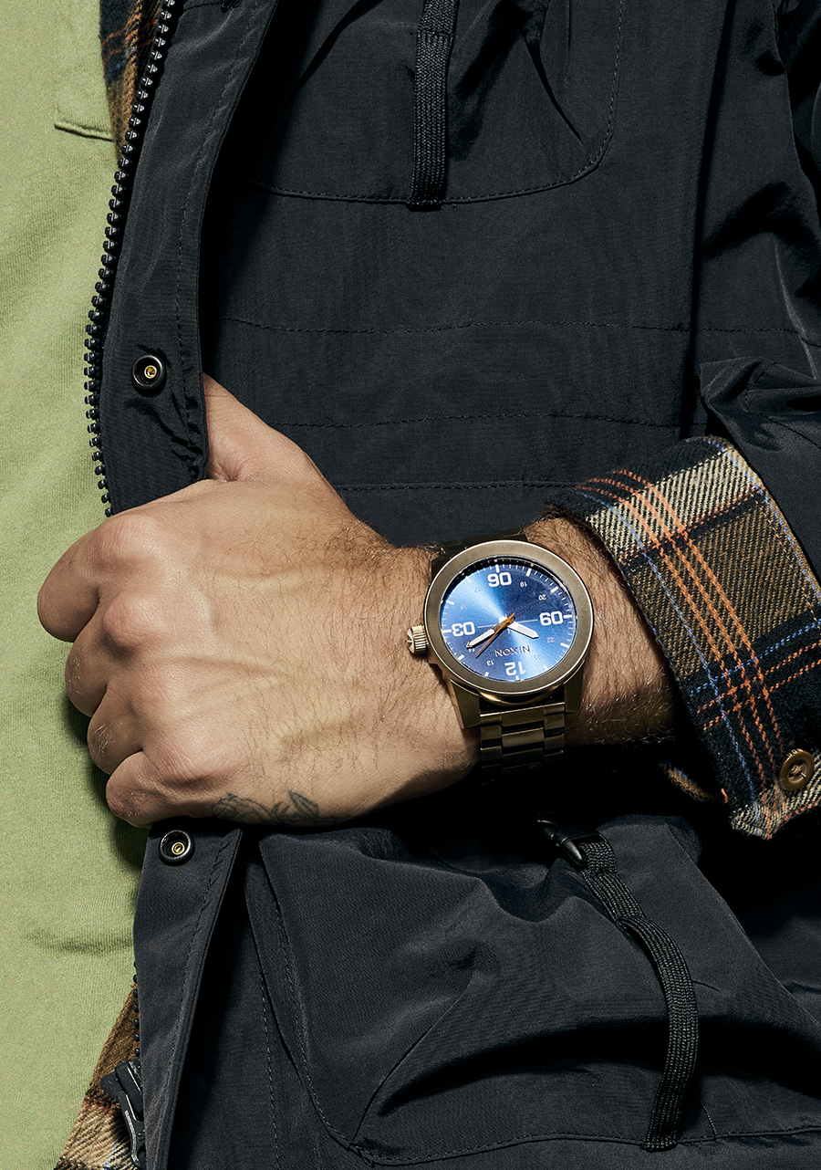 Corporal Stainless Steel - Desert Gold / Arles Blue View 9