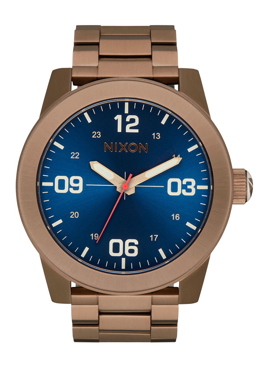 Corporal Stainless Steel - Desert Gold / Arles Blue View 1