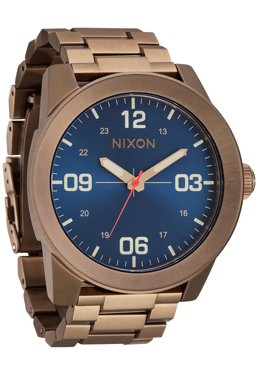 Corporal Stainless Steel - Desert Gold / Arles Blue View 2