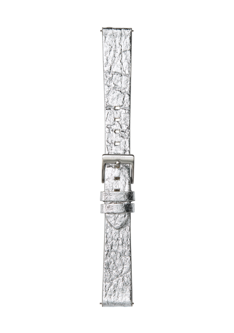16mm Pineapple Leather Band - Silber-Folie View 2