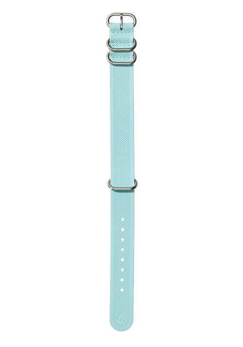 20 mm FKM-Gummi-Einteilerband – Ozeanblau