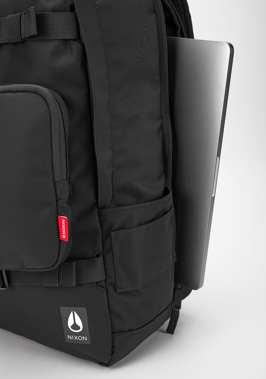 Smith Rucksack – Komplett schwarzes Nylon View 4