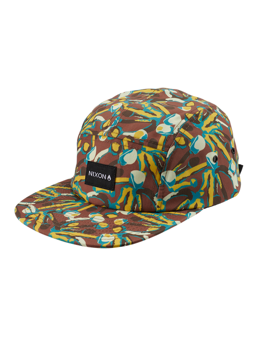 Mikey 5-Panel-Mütze - Braun / Mehrfarbig