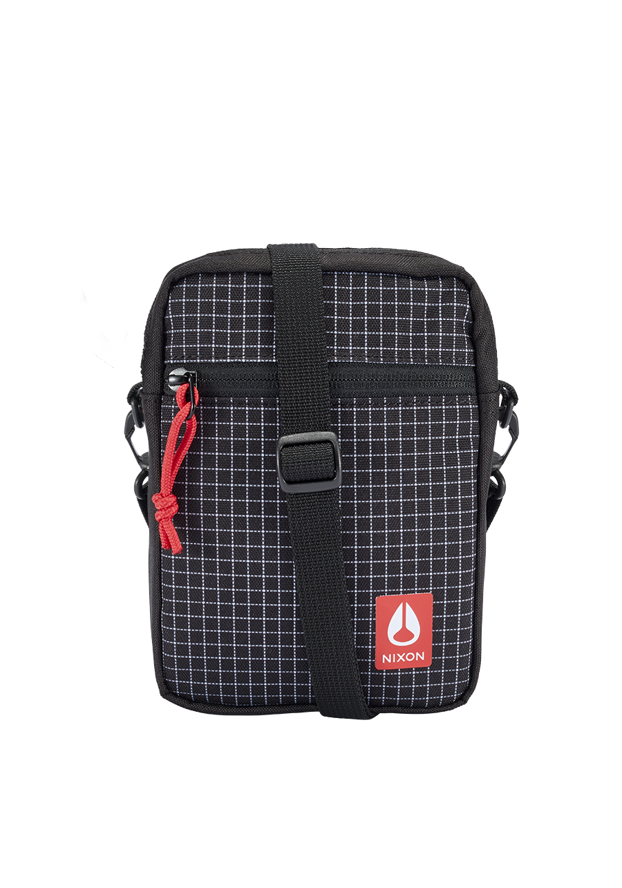Stash Schultertasche - Schwarz / Rot View 1