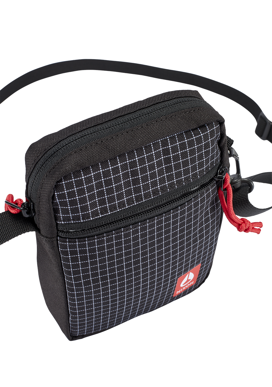 Stash Schultertasche - Schwarz / Rot View 5