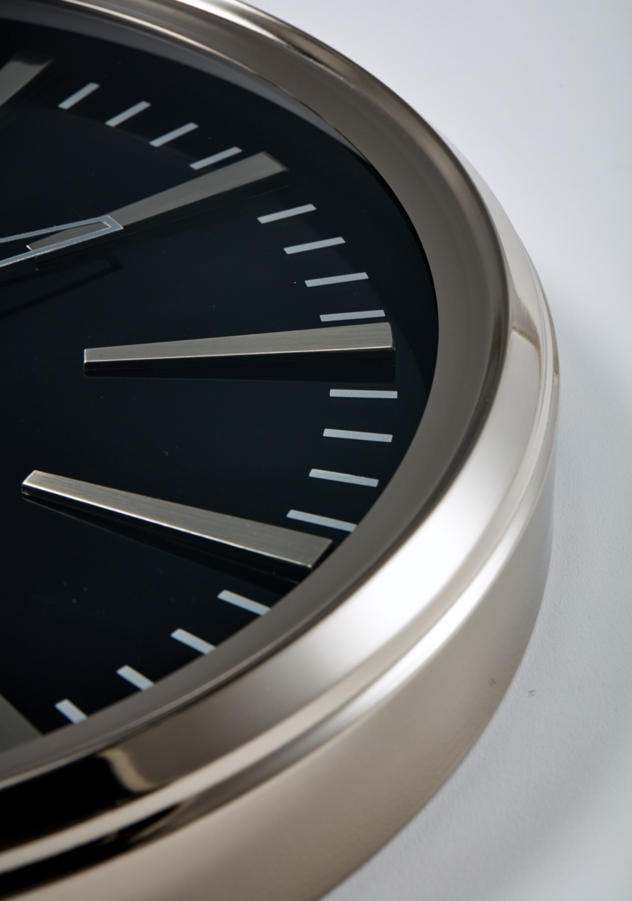 Sentry Wanduhr - Schwarz View 3