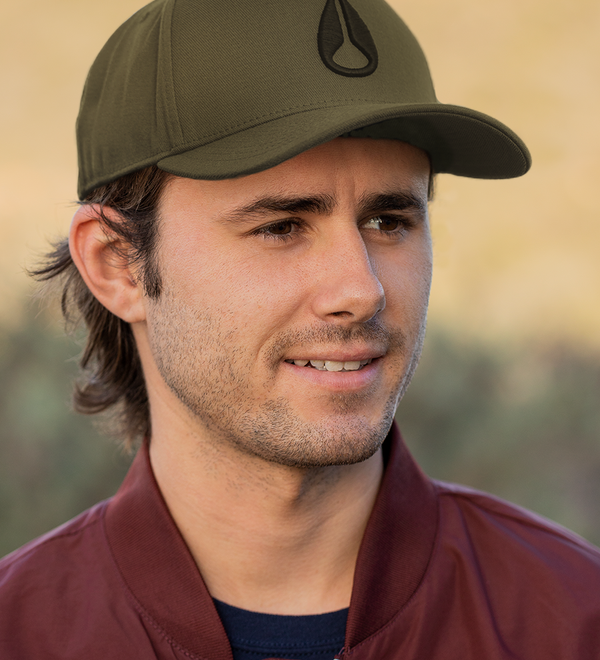 Deep Down Athletic Snapback - Olive / Schwarz