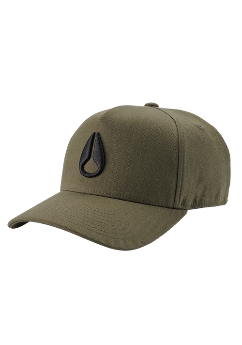 Deep Down Athletic Snapback - Olive / Schwarz
