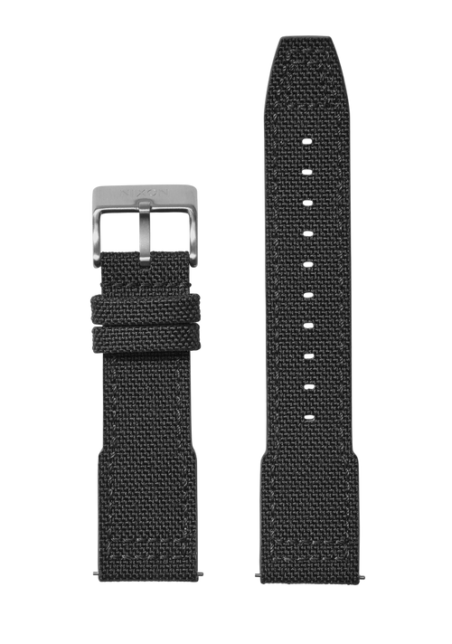 23 mm Cordura-Canvas-Armband – Dunkelgrau