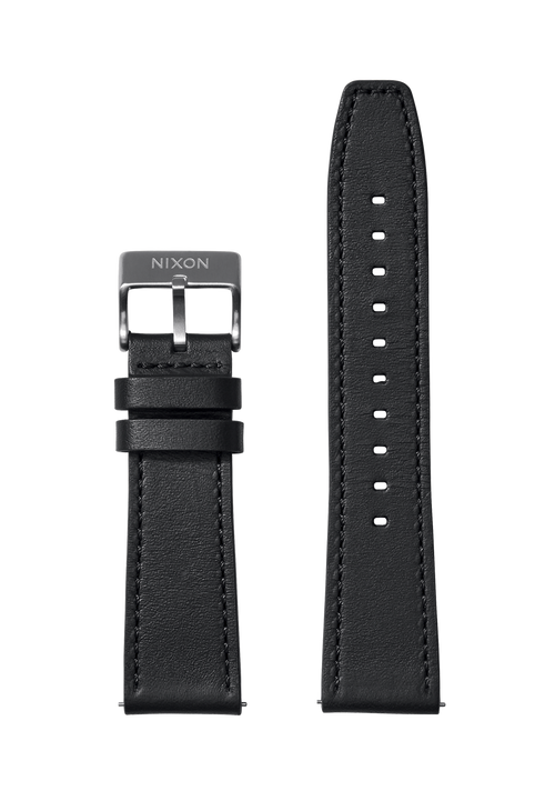 23 mm Horween-Lederarmband – Schwarz