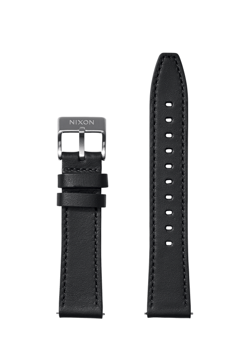 20 mm Horween-Lederarmband – Schwarz