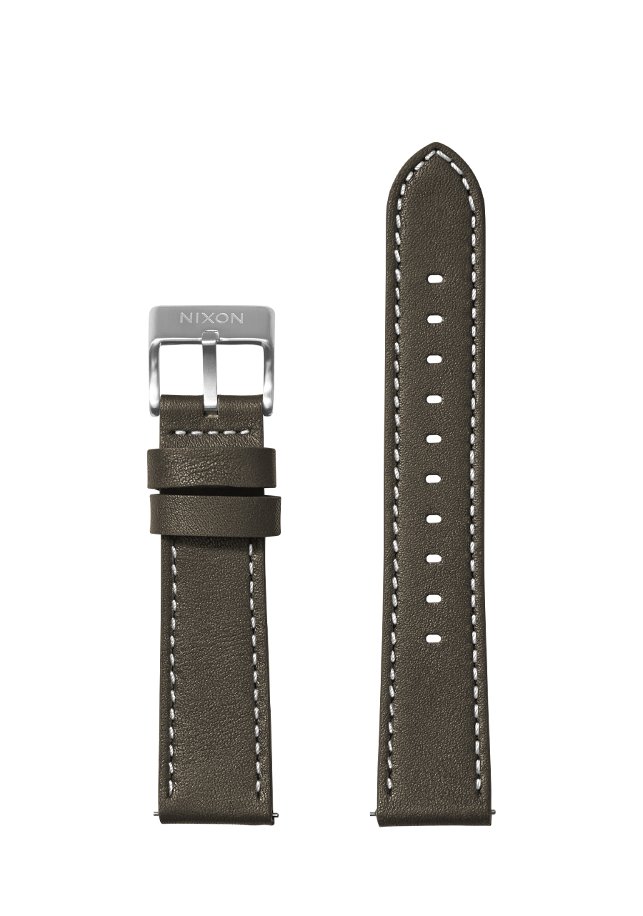 20mm Stitched Leather Band