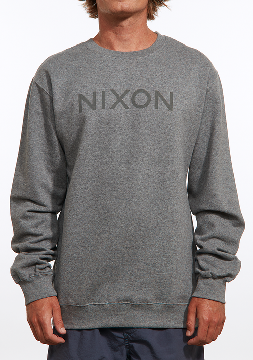 Wordmark Sweatshirt - Heidekraut Dunkelgrau