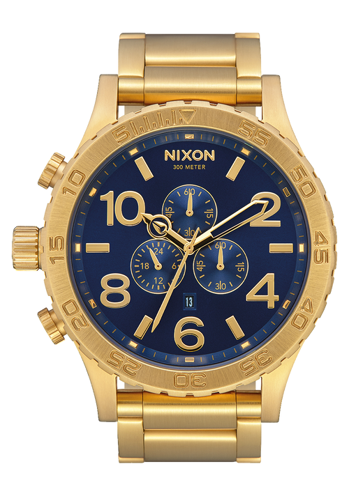 51-30 Chrono - Gold / Blauer Sonnenstrahl / Gold