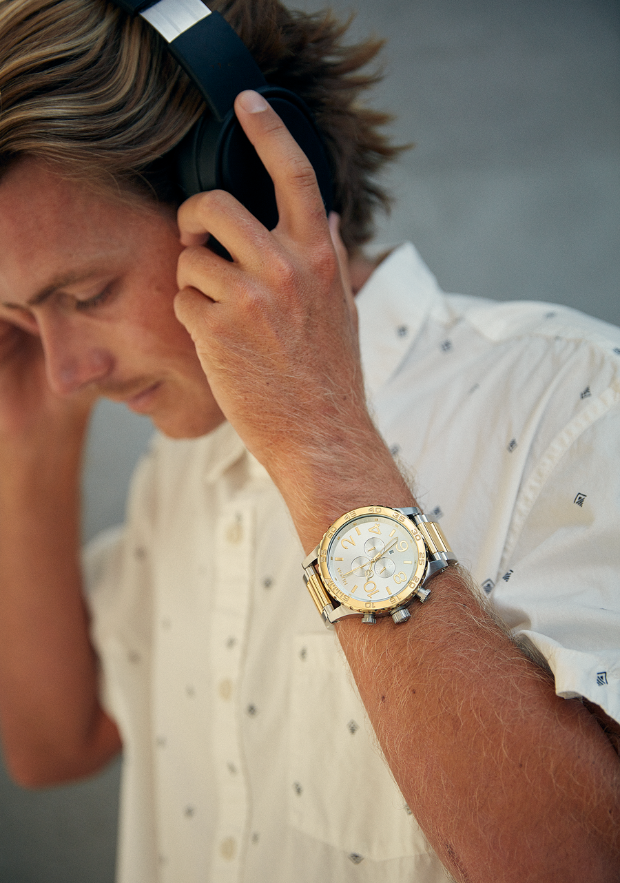 51-30 Chrono - Purpur-Roségold