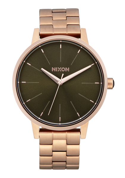 Watch Nixon Uhr Kensington Kensington Uhr Roségold Oliv-Sunray