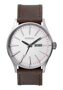 Sentry Leather - Silber / Braun View 1