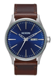 Sentry Leather - Blau / Braun