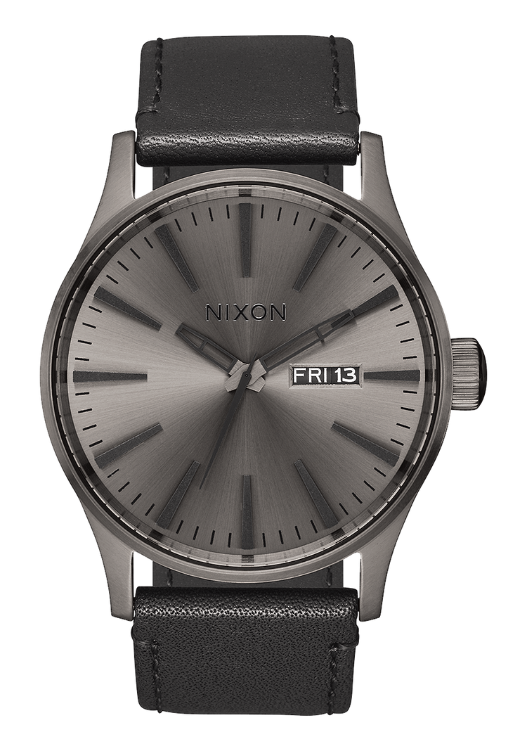Sentry Leather - Gunmetal / Schwarz