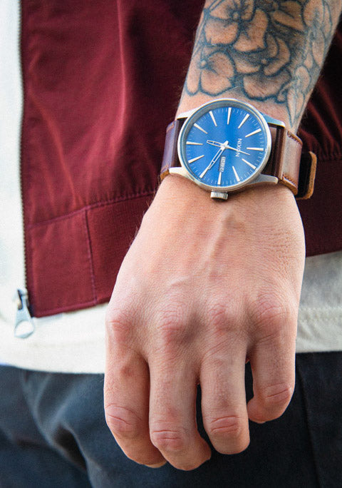 Sentry Leather - Gold / Indigo / Braun