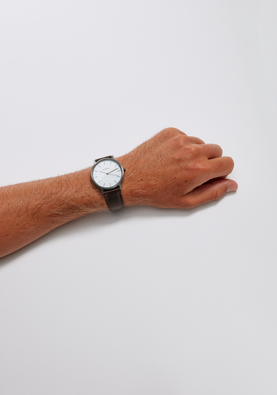
Porter Leather - Gunmetal / Weiß / Braun View 5