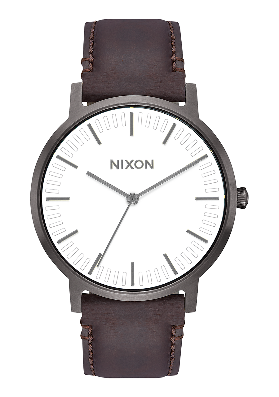 
Porter Leather - Gunmetal / Weiß / Braun View 1