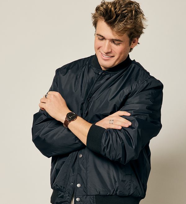 Porter Leather - Gunmetal / Charcoal / Taupe