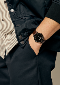 Porter Leather - Gunmetal / Charcoal / Taupe View 9