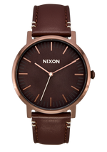 Porter Leather - Gunmetal / Charcoal / Taupe