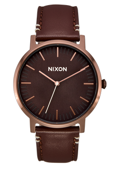 Porter Leather - Gunmetal / Charcoal / Taupe