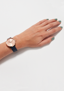 
Kensington Leather - Roségold / Marineblau View 5