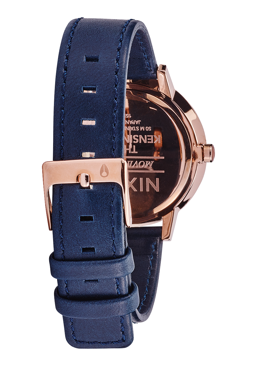 
Kensington Leather - Roségold / Marineblau View 3