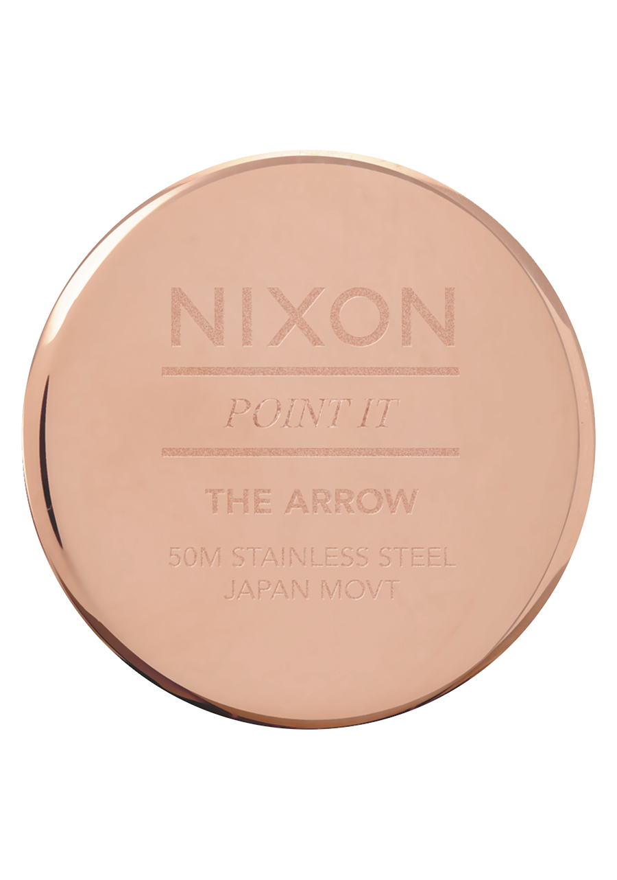 Arrow Leather - Rose Gold / White / Black View 4