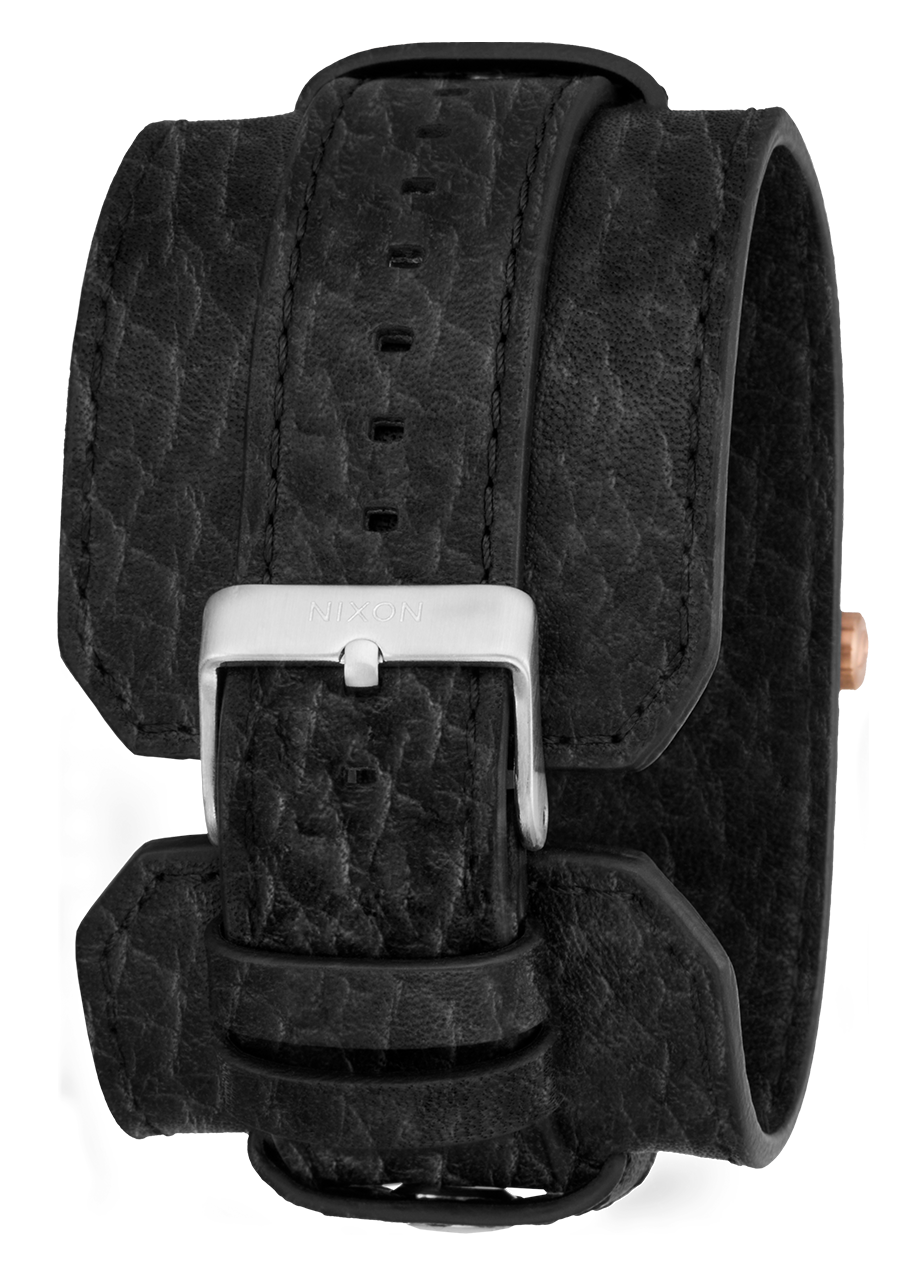 Time Teller Chrono Leder - Silber / Roségold / Schwarz View 4