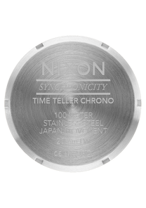 Time Teller Chrono Leder - Silber / Roségold / Schwarz View 5