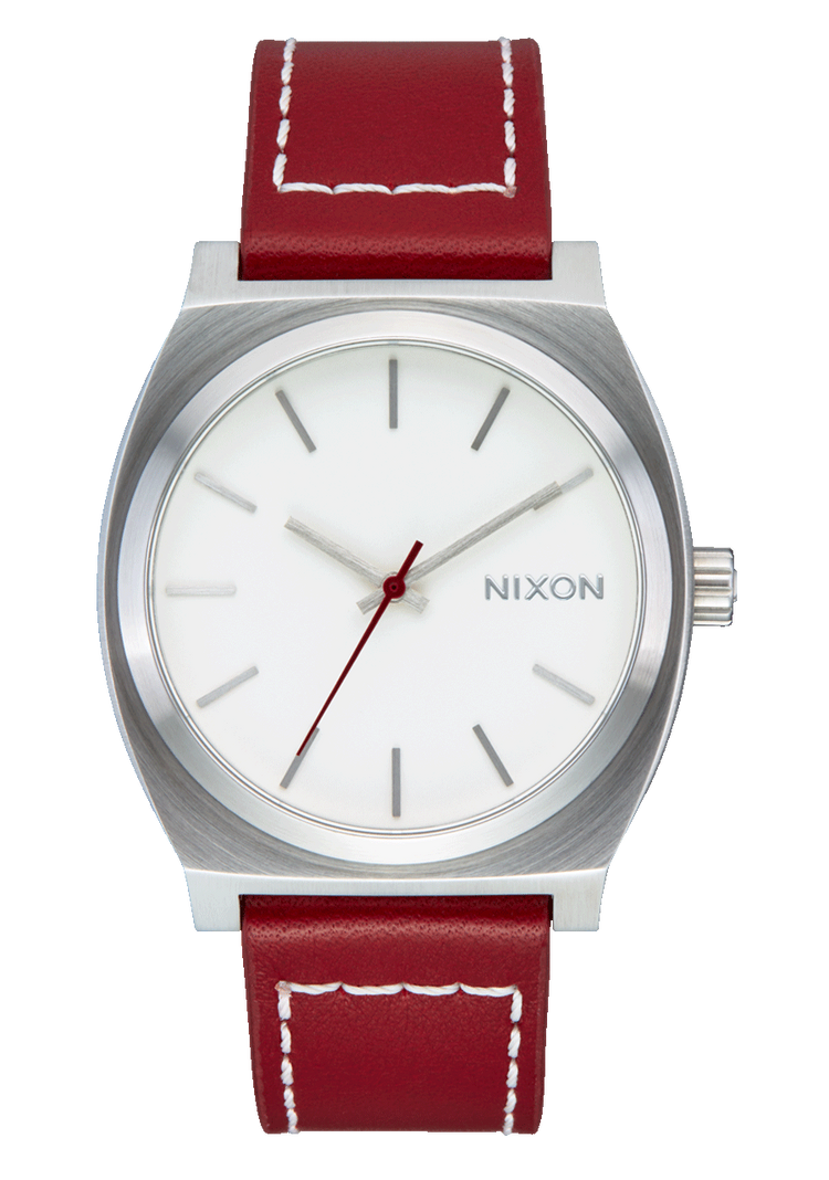 Time Teller Leather - Silber / Silberreiher / Moosbeere