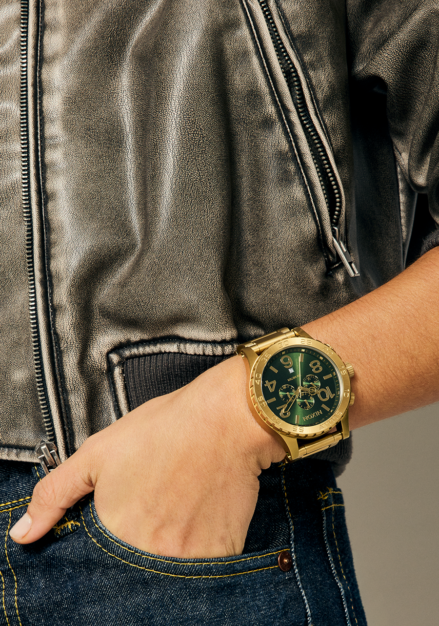 51-30 Chrono - Gold / Grüner Sonnenstrahl View 10