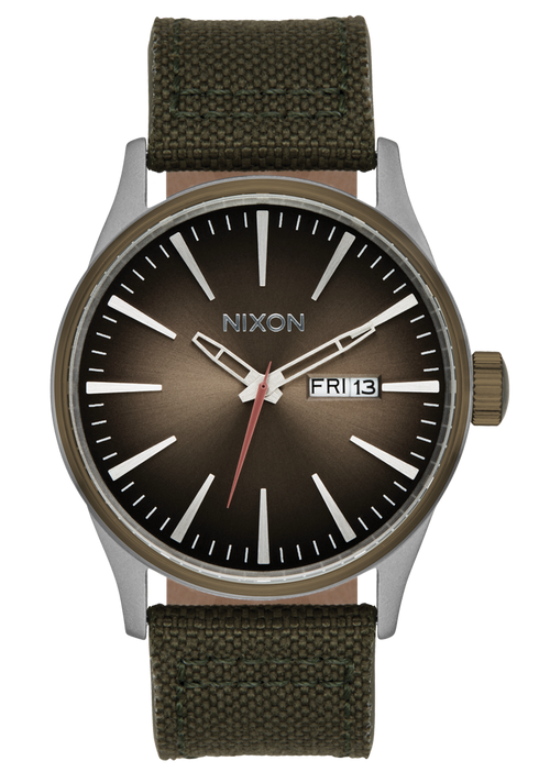 Sentry Nylon - Silver / Lt Brown / Forest