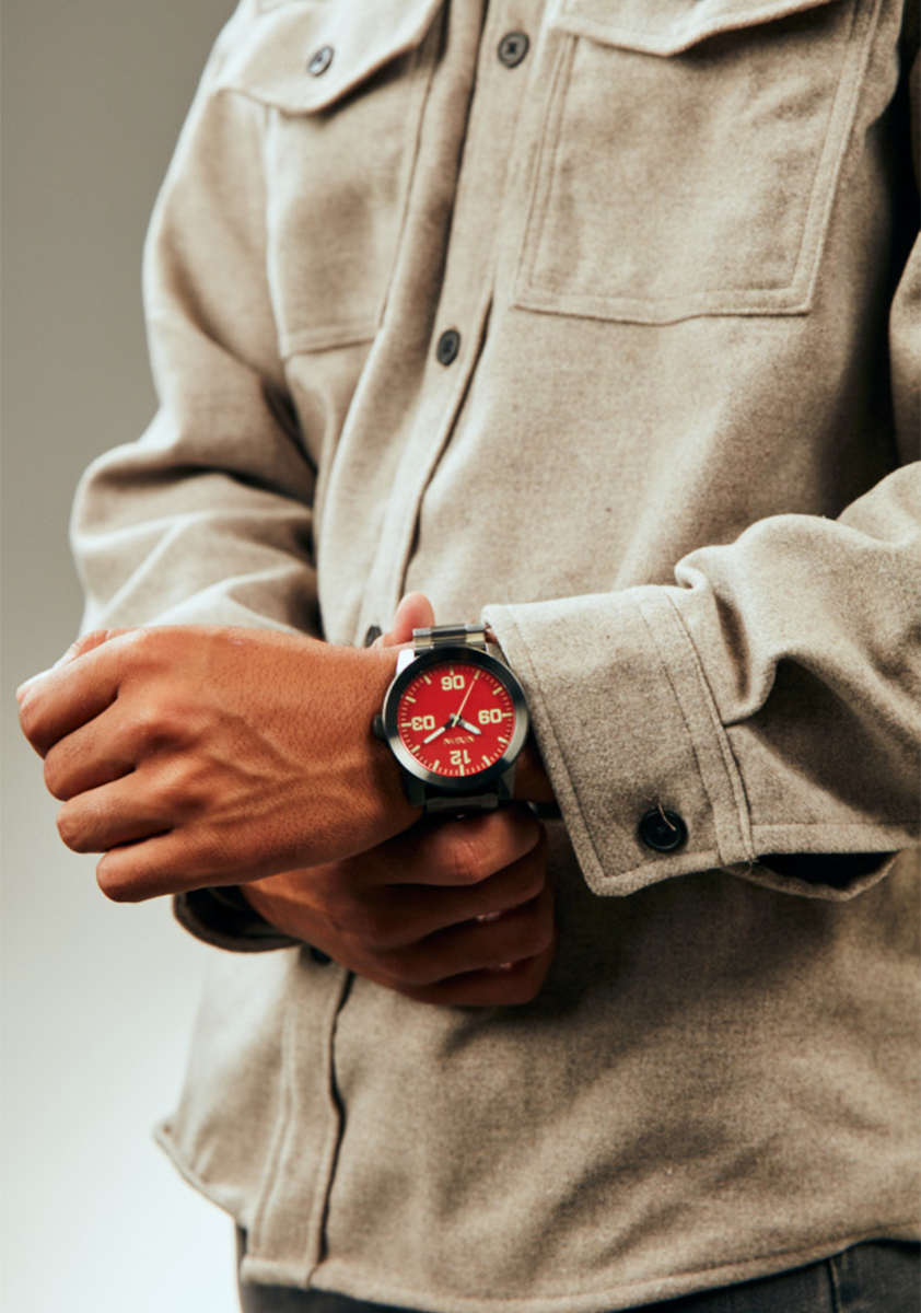 Corporal Stainless Steel - Rot / Gunmetal