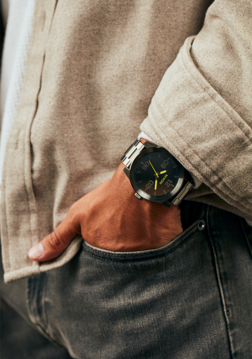 Corporal Stainless Steel - Schwarz / Gunmetal / Limette