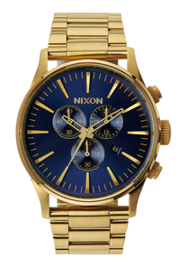 Sentry Chrono - Gold / Blue Sunray View 1