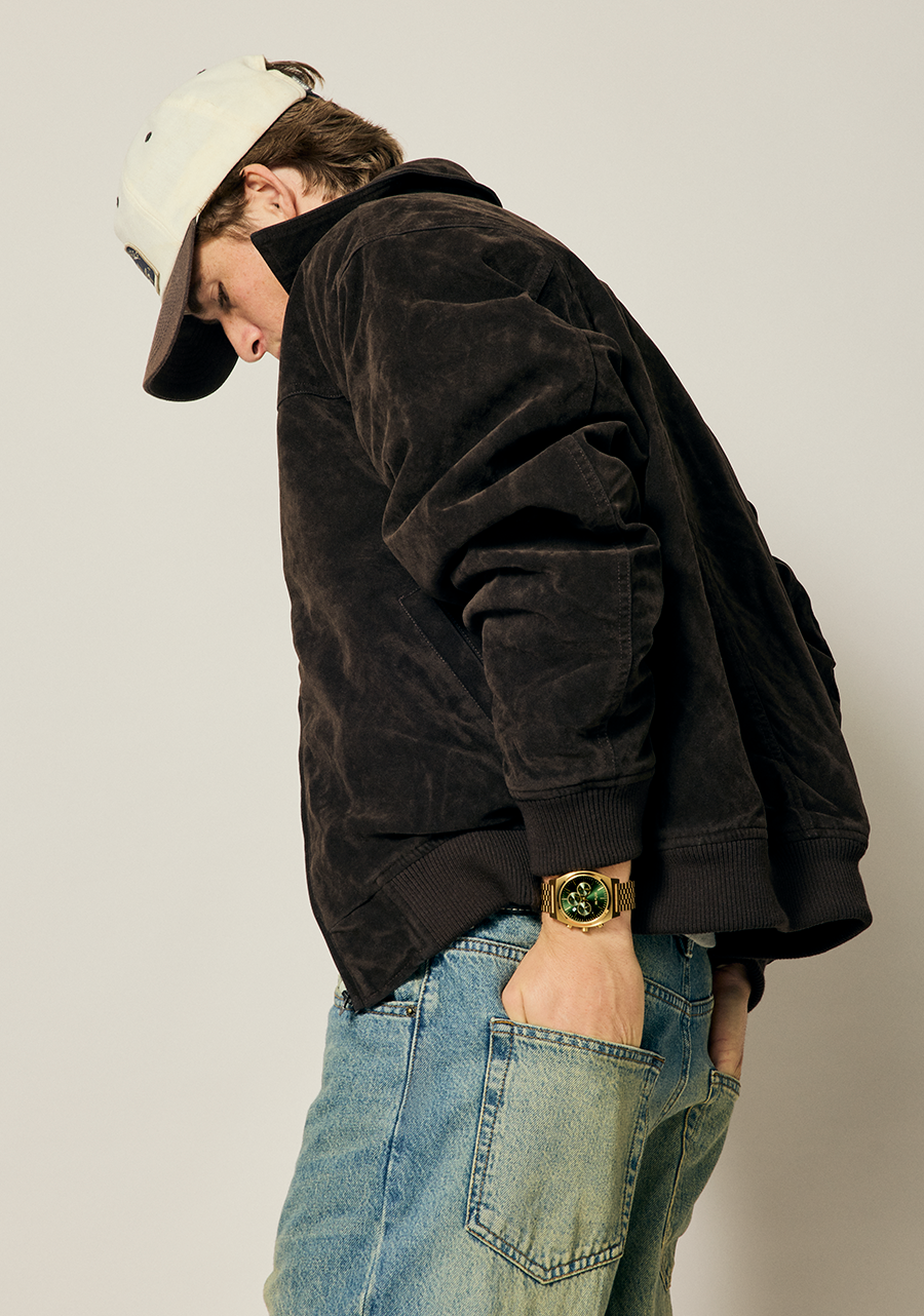 Time Teller Chrono - Gold / Grüner Sonnenstrahl View 6