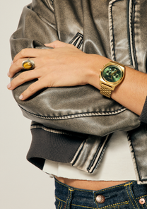 Time Teller Chrono - Gold / Grüner Sonnenstrahl View 10